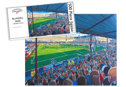 Blundell Park Stadium Fine Art Jigsaw Puzzle - Grimsby Town FC